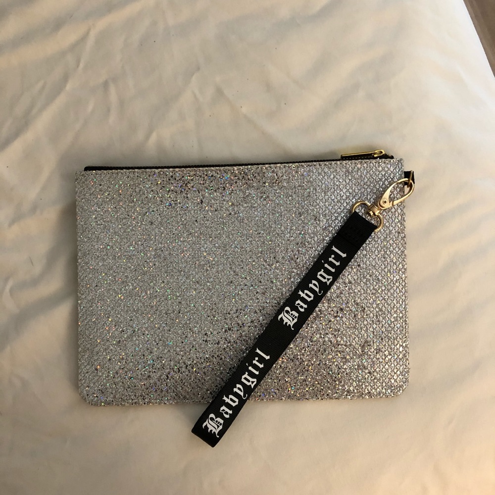 Glittery wristlet